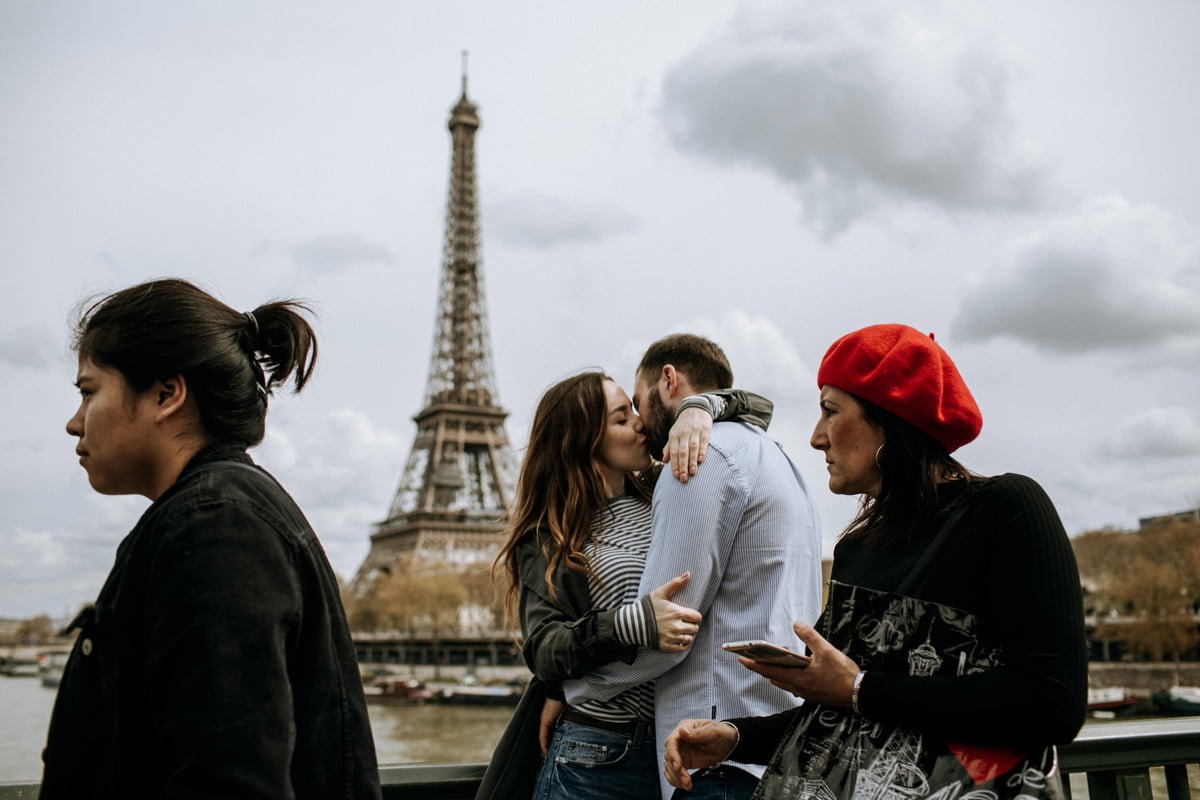 Sesja zakochanych w Paryżu